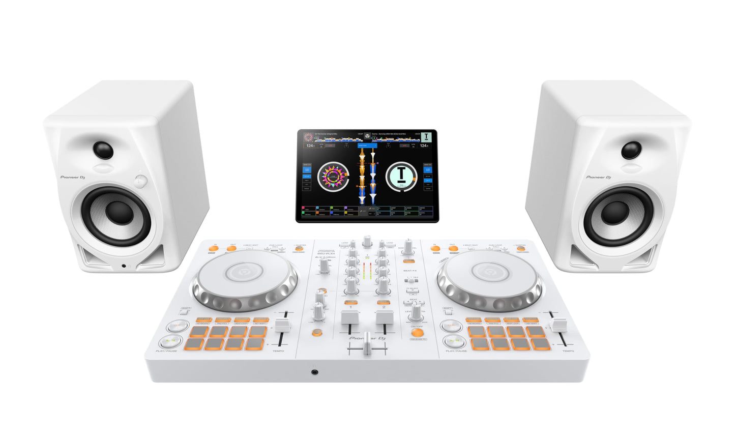 Pioneer DJ DDJ-FLX4-W 2-Channel DJ Controller White Limited Edition - Serato & Rekordbox Compatible