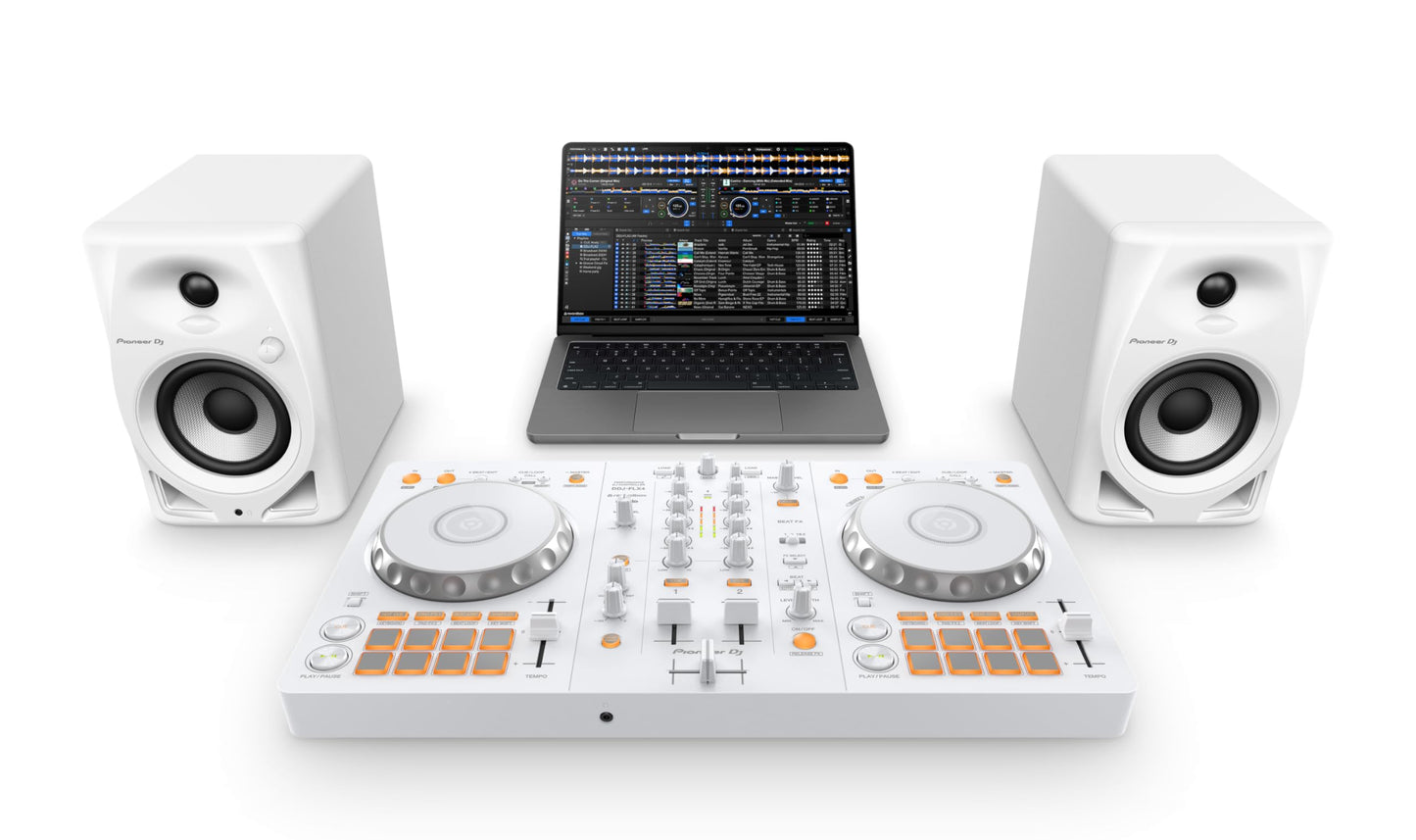 Pioneer DJ DDJ-FLX4-W 2-Channel DJ Controller White Limited Edition - Serato & Rekordbox Compatible